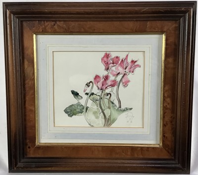 Lot 34 - Wefe Deliss (contemporary) watercolour, still life