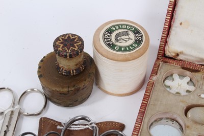 Lot 1001 - Good collection of sewing accessories and related items