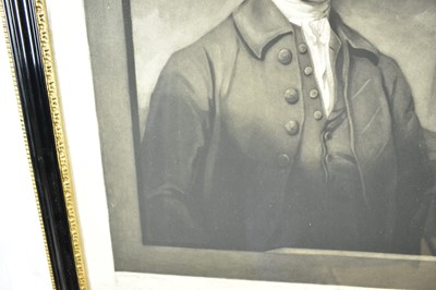 Lot 1334 - John Jones 18th century mezzotint after George Romney, The Right Honble Edmund Burke, rare proof before letters, 'Engraved by J. Jones, Principal Engraver to H.R.H. the Duke of York', published Dec...
