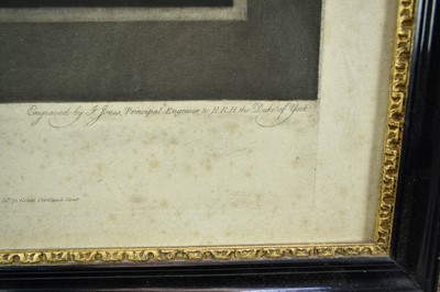 Lot 1334 - John Jones 18th century mezzotint after George Romney, The Right Honble Edmund Burke, rare proof before letters, 'Engraved by J. Jones, Principal Engraver to H.R.H. the Duke of York', published Dec...