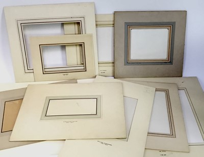 Lot 1365 - Folio containing a collection of good quality wash mounts and unframed works