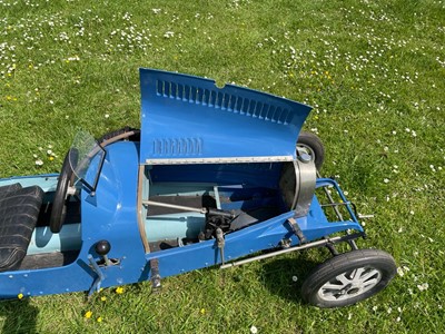Lot 30 - Scarce child's electric powered Bugatti Type 52 Replica Racing Car