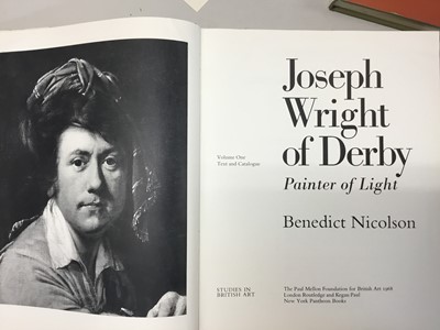 Lot 1739 - Books - two volumes, Joseph Wright of Derby, Benedict Nicolson, published 1968