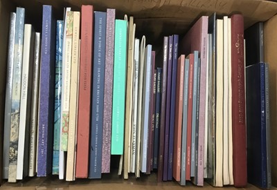 Lot 1382 - Books - six boxes, art reference, collection of auction catalogues and others