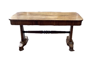 Lot 1569 - William IV rosewood library table