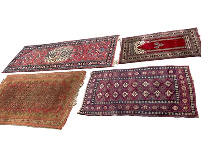 Lot 1585 - Eastern runner and three other rugs