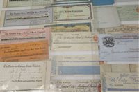 Lot 2284 - Cheques - an accumulation of signed and...