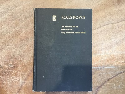 Lot 53 - Rolls-Royce Silver Shadow LWB LHD Formal Saloon handbook 1970