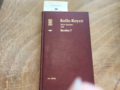 Lot 58 - Rolls-Royce Silver Shadow and Bentley T Right Hand Drive handbook, 1968