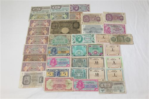 Lot 2292 - Banknotes - Military Authority 'Canteen'