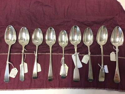Lot 11 - Collection of silver spoons