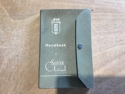 Lot 84 - Rolls-Royce Silver Cloud 1 handbook no.VIII