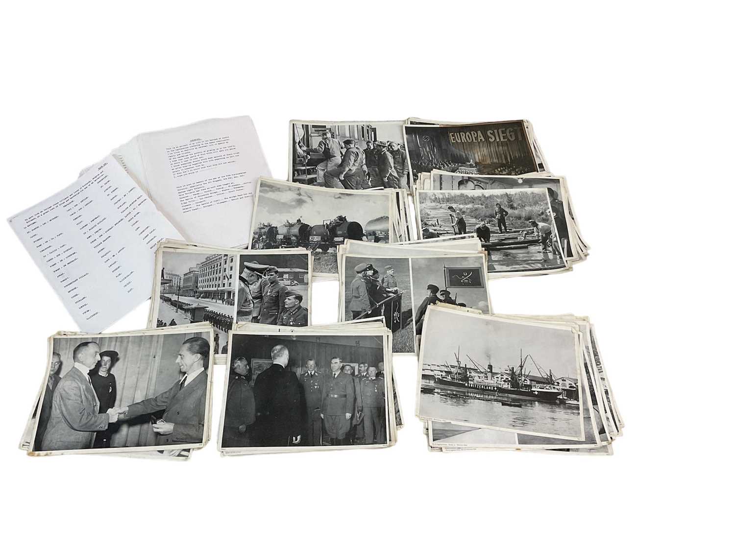 Lot 712 - Large collection of Second World War Nazi