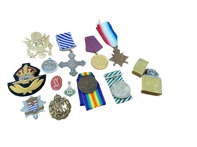 Lot 729 - First World War 1914 - 15 Star named to 19011 PTE. J. P. Rudd. Suff. R., Pakistan 1976 100th Anniversary Birth of Quaid-i-Azam Medal and other medals and badges.