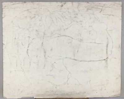 Lot 50 - Colin Moss (1914-2005) indian ink, Figure, signed and dated '53, 53 x 65cm