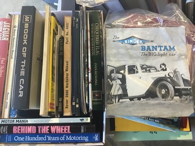 Lot 137 - Books, collection motoring books including Aston Martin, Rolls-Royce etc