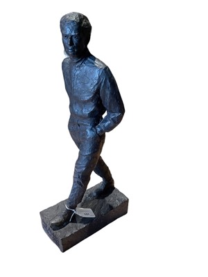 Lot 151 - Motor Racing Interest- resin maquette statue of racing driver Jim Clark
