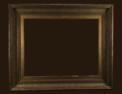 Lot 440 - Victorian gilt picture frame, internal measurements 71cm x 91cm