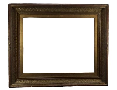 Lot 287 - Victorian gilt picture frame, internal measurements 71cm x 91cm