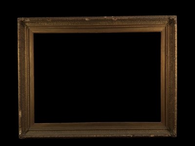 Lot 439 - Victorian gilt picture frame, internal measurements 71cm x 99cm