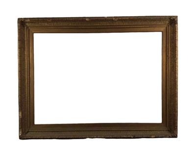 Lot 285 - Victorian gilt picture frame, internal measurements 71cm x 99cm