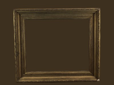 Lot 438 - Two 19th gilt picture frames, internal measurements 65cm x 79cm and 62cm x 73cm