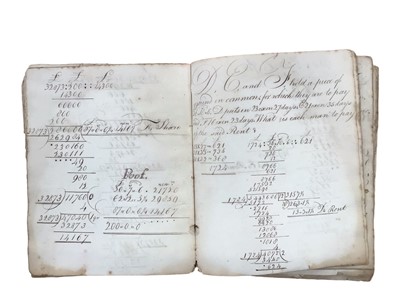Lot 1515 - Early 19th century school exercise books