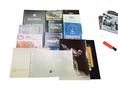 Lot 158 - Group of Rolls Royce related booklets, books and related items.