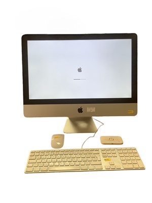 Lot 7 - 2012 Apple 21.5” iMac together with Apple Keyboard and Mouse