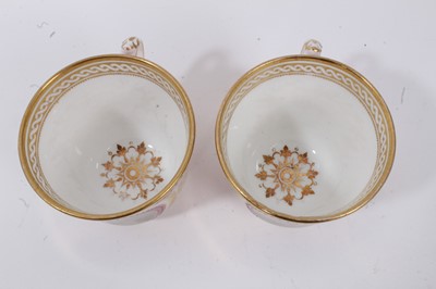 Lot 33 - Pair of good quality 19th century cups and saucers