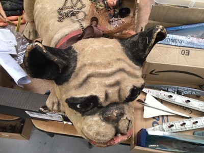 Lot 1817 - Vintage growling French Bulldog