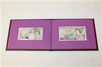 Lot 2326 - Banknotes - G.B. Elizabeth II limited edition...