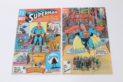 Lot 615 - Box of DC Comics to include Superman, Green Lantern Adventure Comics starring Supergirl and Batman