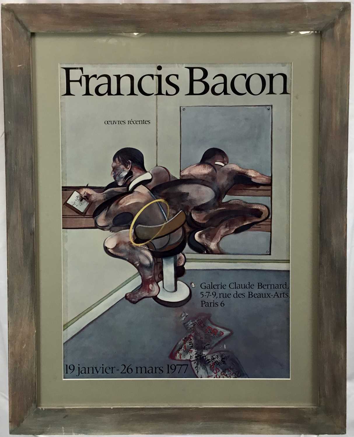 Lot 76 Francis Bacon exhibition poster Galerie
