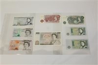 Lot 2328 - Banknotes - G.B. - to include £5 Chief...