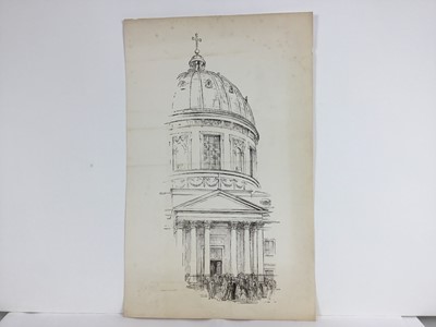 Lot 85 - David Hill (1914-1977), pen and ink and wash 'Noorder Eind, Graveland, inscribed, 24 x 31, together with a group of landscapes on paper in a variety of media. (37)