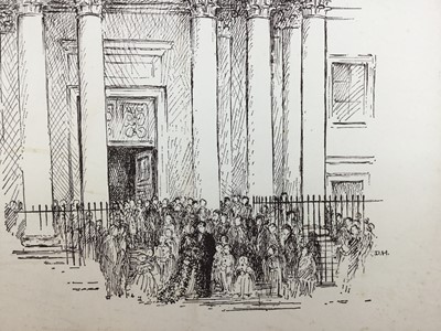 Lot 85 - David Hill (1914-1977), pen and ink and wash 'Noorder Eind, Graveland, inscribed, 24 x 31, together with a group of landscapes on paper in a variety of media. (37)