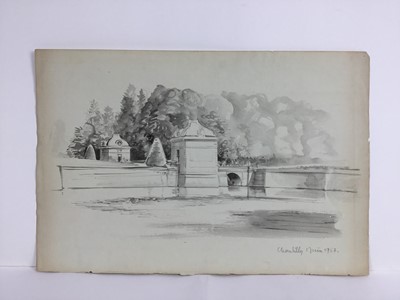 Lot 85 - David Hill (1914-1977), pen and ink and wash 'Noorder Eind, Graveland, inscribed, 24 x 31, together with a group of landscapes on paper in a variety of media. (37)
