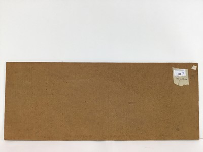 Lot 89 - David Hill (1914-1977), a pair - egg tempera on board, Baccanale, signed and dated 1968, 25 x 63cm. (2)