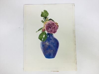 Lot 92 - David Hill (1914-1977), watercolour, floral study, signed and dated '73, 41 x 48cm, together with a collection of botanical studies in a variety of media. (20)