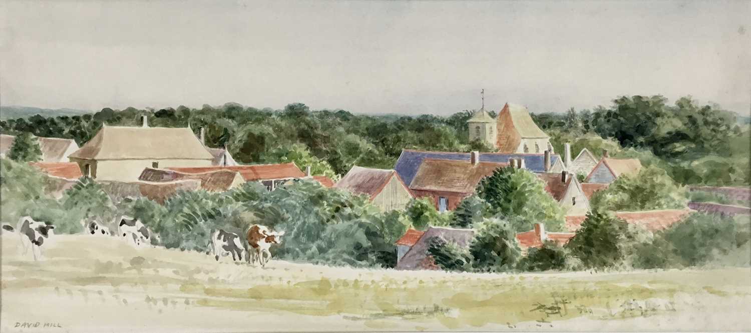 Lot 93 - David Hill (1914-1977), collection of landscape studies in watercolour and other media. (11)