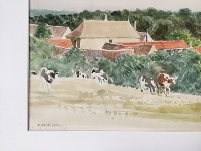 Lot 93 - David Hill (1914-1977), collection of landscape studies in watercolour and other media. (11)