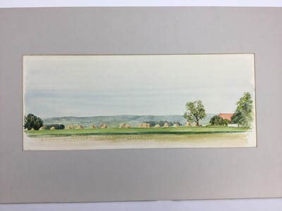 Lot 93 - David Hill (1914-1977), collection of landscape studies in watercolour and other media. (11)
