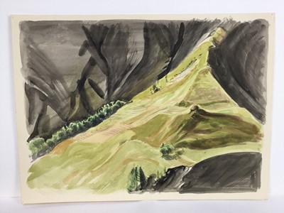 Lot 94 - David Hill (1914-1977), collection of watercolour landscapes (17)