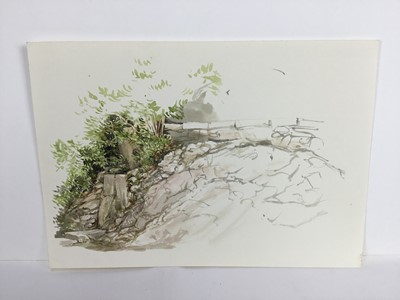 Lot 94 - David Hill (1914-1977), collection of watercolour landscapes (17)