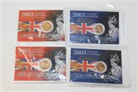 Lot 2333 - G.B. Elizabeth II gold Sovereigns - 2003 (x 2)...