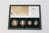 Lot 2336 - G.B. Gold Proof Four Coins Sovereign...