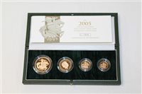 Lot 2337 - G.B. Gold Proof Four Coins Sovereign...