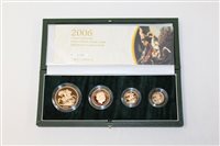 Lot 2338 - G.B. Gold Proof Four Coins Sovereign...