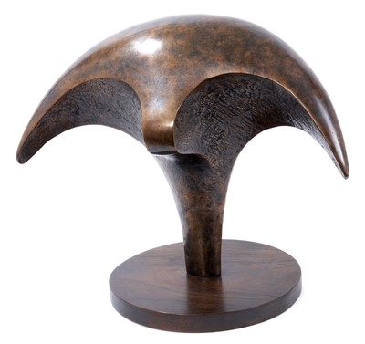 Lot 623 - John Farnham (b. 1942), bronze sculpture, Winged figure No 2, 2001